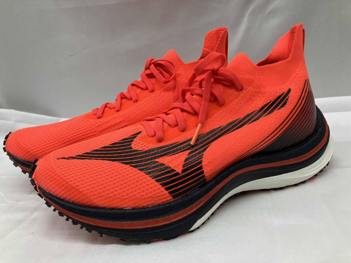 MIZUNO ミズノ　U1GD219900 ランニングシューズ　ウェーブデュエルネオ　ローカット　スニーカー　オレンジ系　サイズ27.0cm
