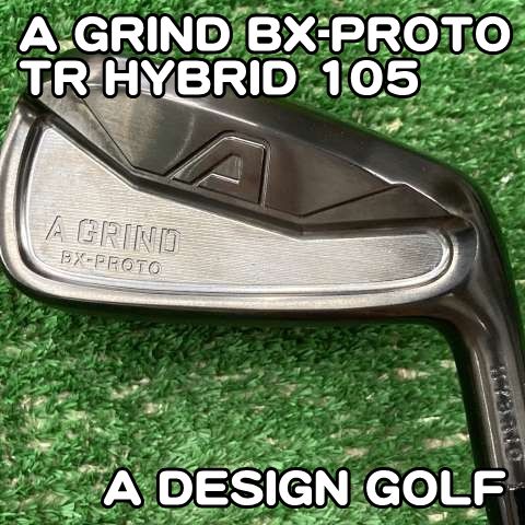 【中古】ユーティリティ エーデザインゴルフ A GRIND BX-PROTO/TR HYBRID 105/S/21[0943] エーグラインド　アイアン型ユーティリティ