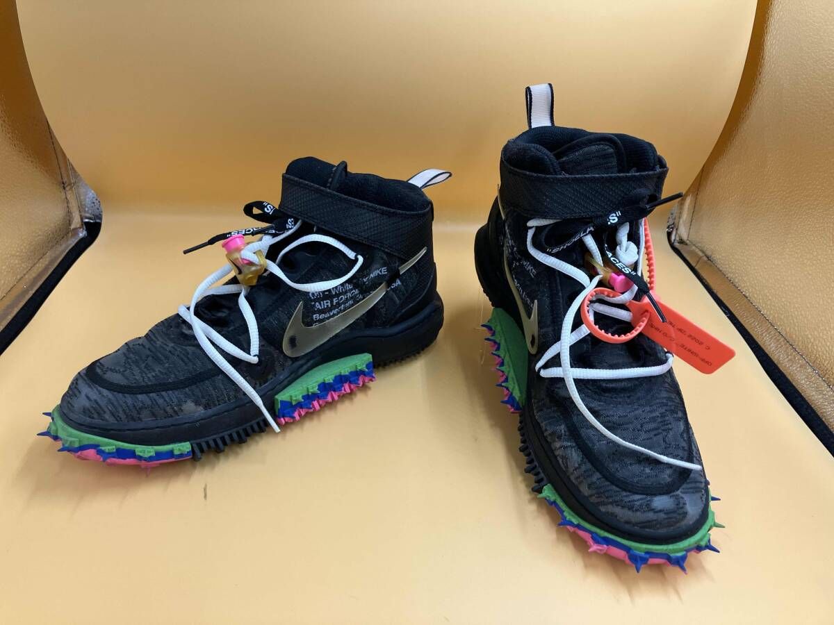 NIKE ナイキ スニーカー Off-Whiteコラボ AIR FORCE 1 DO6290-001 27cm ブラック系