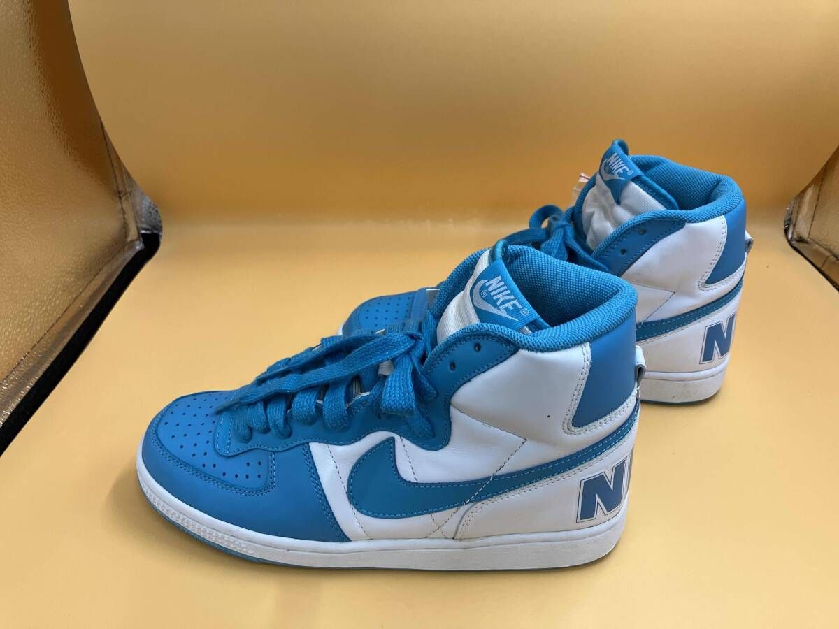 NIKE ナイキ スニーカー ターミネーターHI 25cm スカイブルー&ホワイト