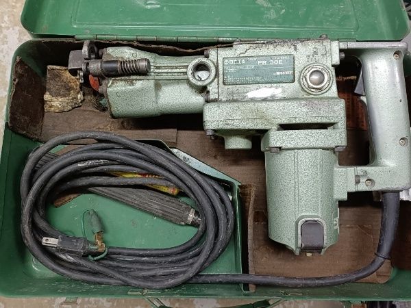 ◎HITACHI　日立工機　PR-38E　ハンマドリル　100Vタイプ　六角軸（ハンマードリル）動作確認済み