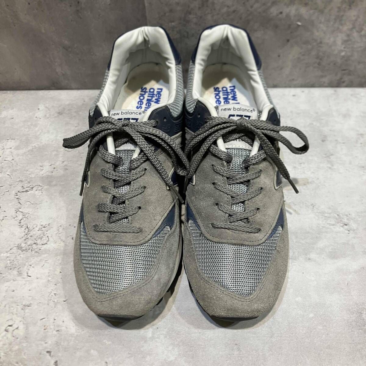 new balance スニーカー M577ANG size 28.0 グレー×ネイビー ニューバランス