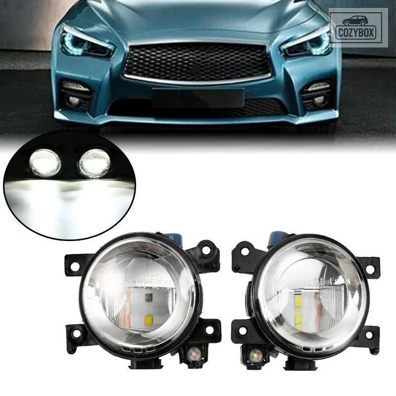 インフィニティ Q50 2014-18 QX60 QX80 Q70/Q70L/Q70 2014-2018 用フロント LED フ