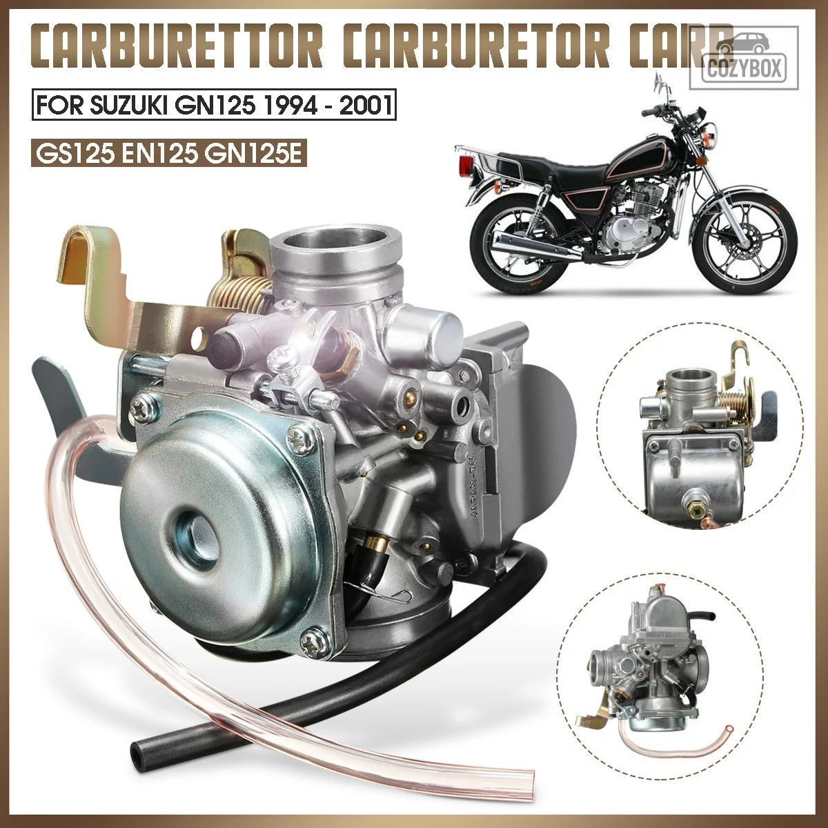 オートバイ キャブレター スズキ GN125 1994 - 2001 GS125 GN 125 EN125 GN125E