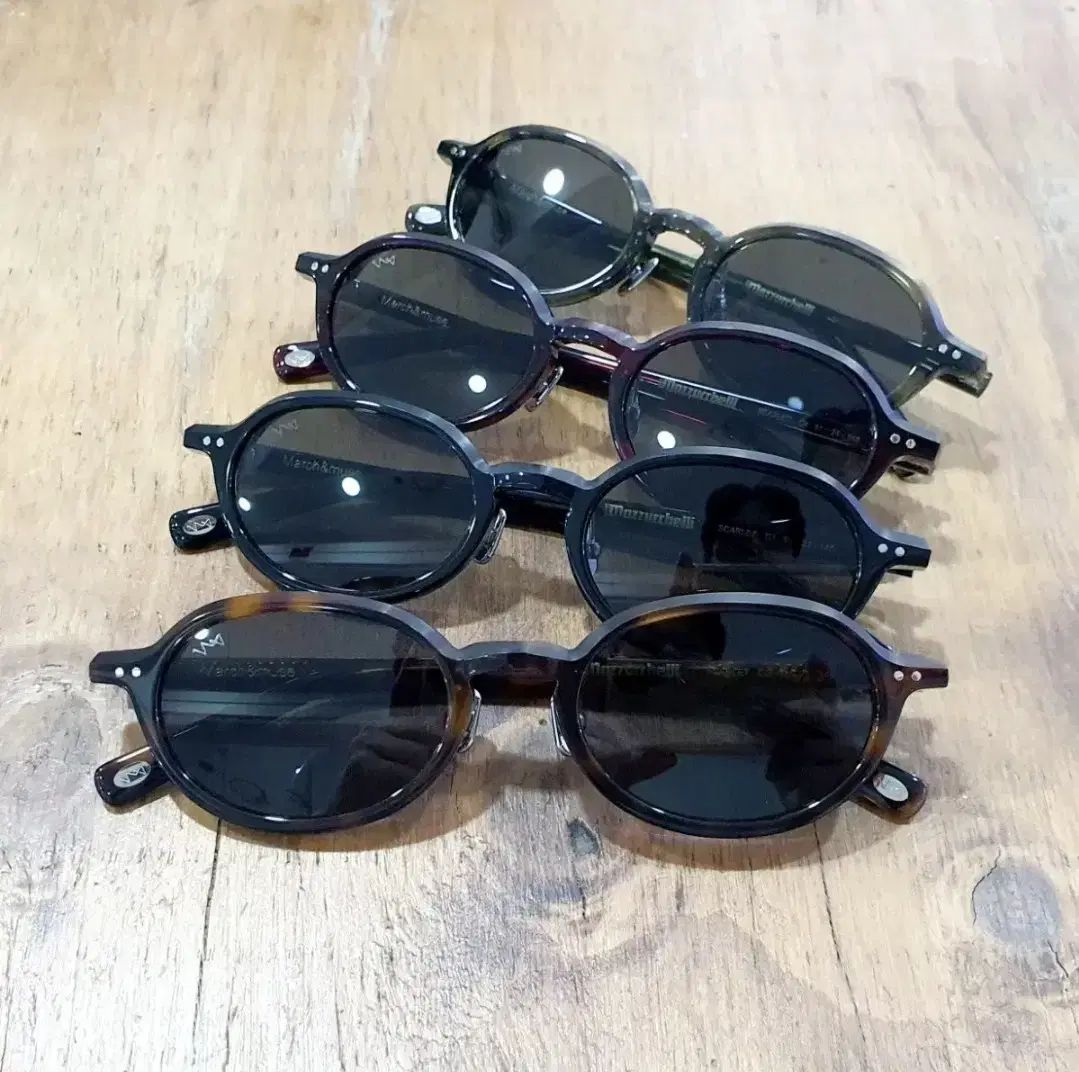 正規品 麻サングラス (51mm) シック 円型