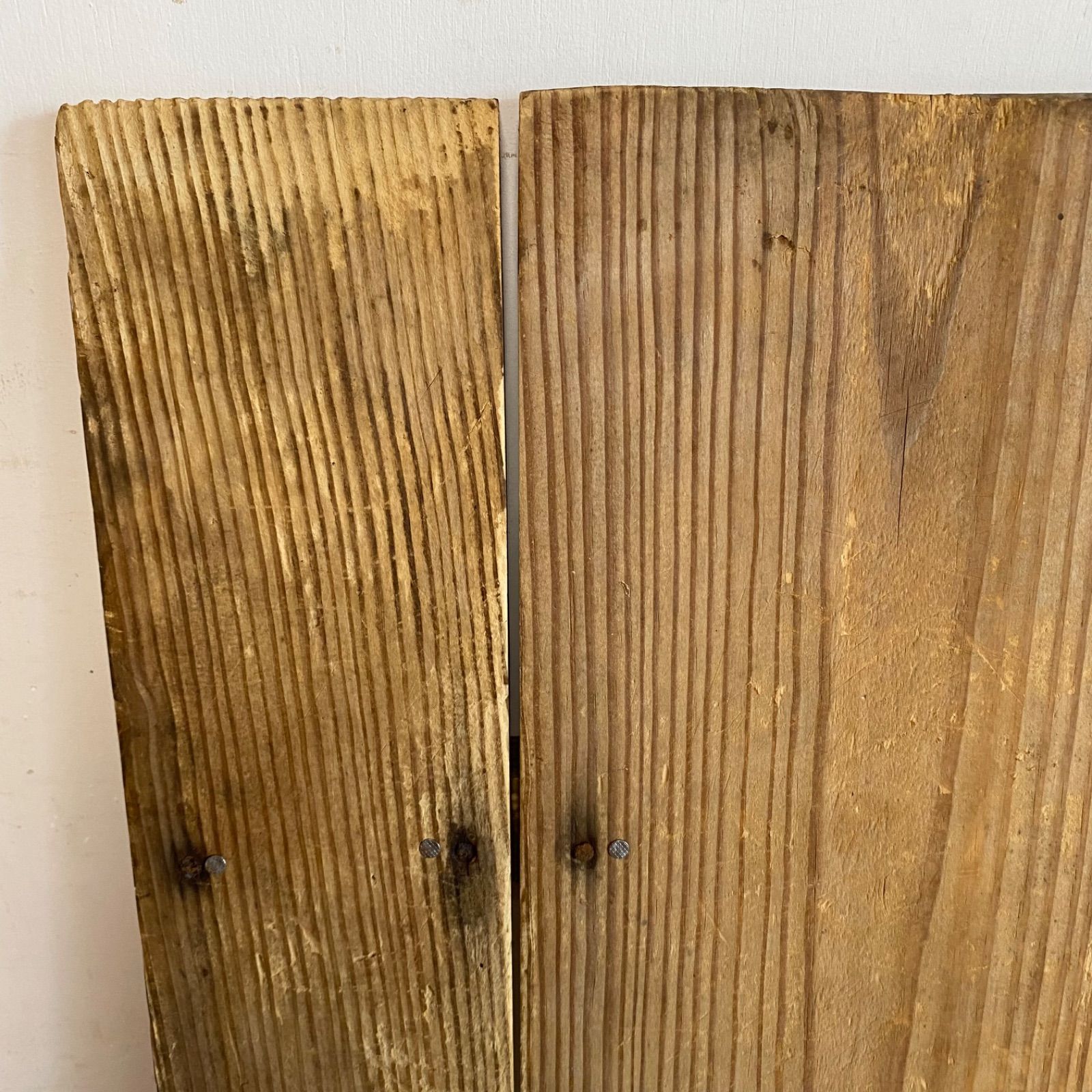 アンティーク 展示台 ボード 天板 看板 無垢材 古道具 シャビー X49