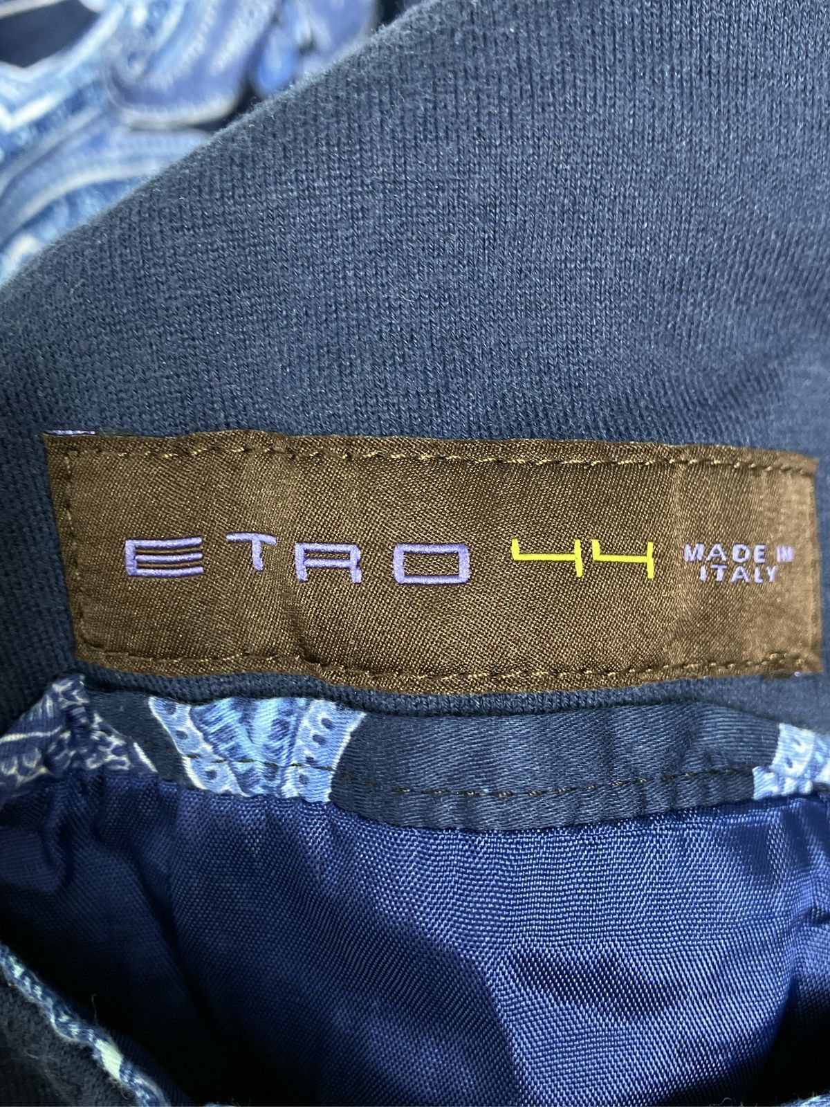ETRO エトロ テーラードジャケット 44 ネイビー メンズ - メルカリ