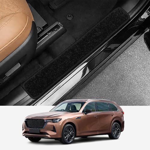 マツダ 新型 CX-80 CX80 KL系 専用 サイドステップマット フロアマット 2024年10月～現行 6枚セット ステップマット フロアマット カーアクセサリ 汚れ防止 泥よけ キズ防止 耐磨耗 擦れ防止 内装パーts 6d46cdd3
