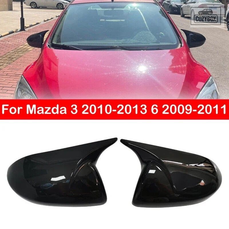 マツダ3 2010-2013 マツダ6 2009-2011 リアビュー サイド ミラー カバーウィングキャ