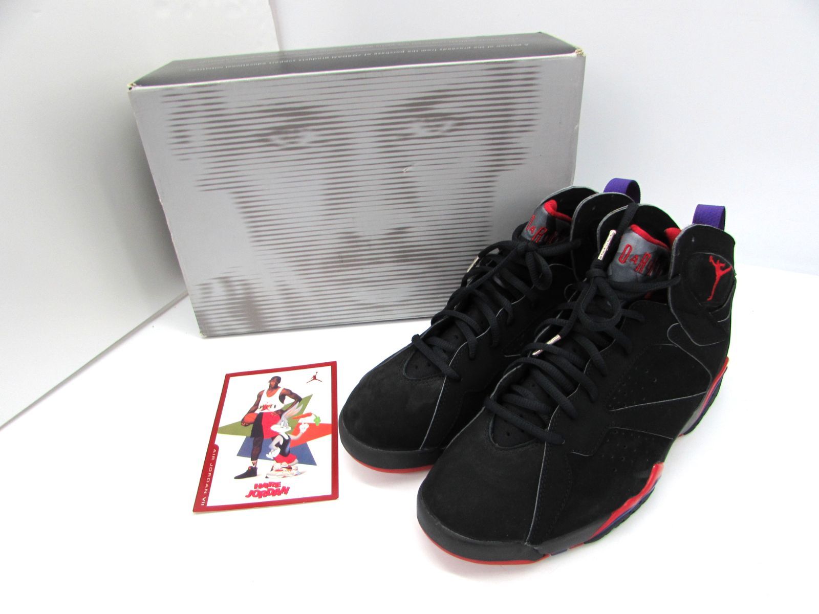[コレクター所持品] NIKE ナイキ AIR JORDAN 7 RETRO エア ジョーダン 7 レトロ ブラック 黒 34775-006 サイズ28㎝ 箱付 保管6