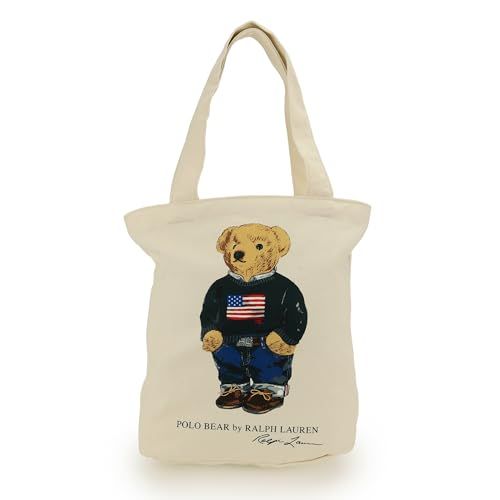 [POLO RALPH LAUREN] ポロ ラルフローレン トートバッグ 9AR021 W3Y トートバッグ ベージュ [並行輸入品]pms
