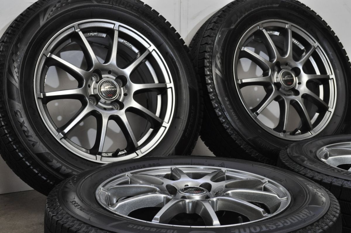バリ溝】シュナイダー 15in 5.5J +40 PCD100 ブリヂストン ブリザック