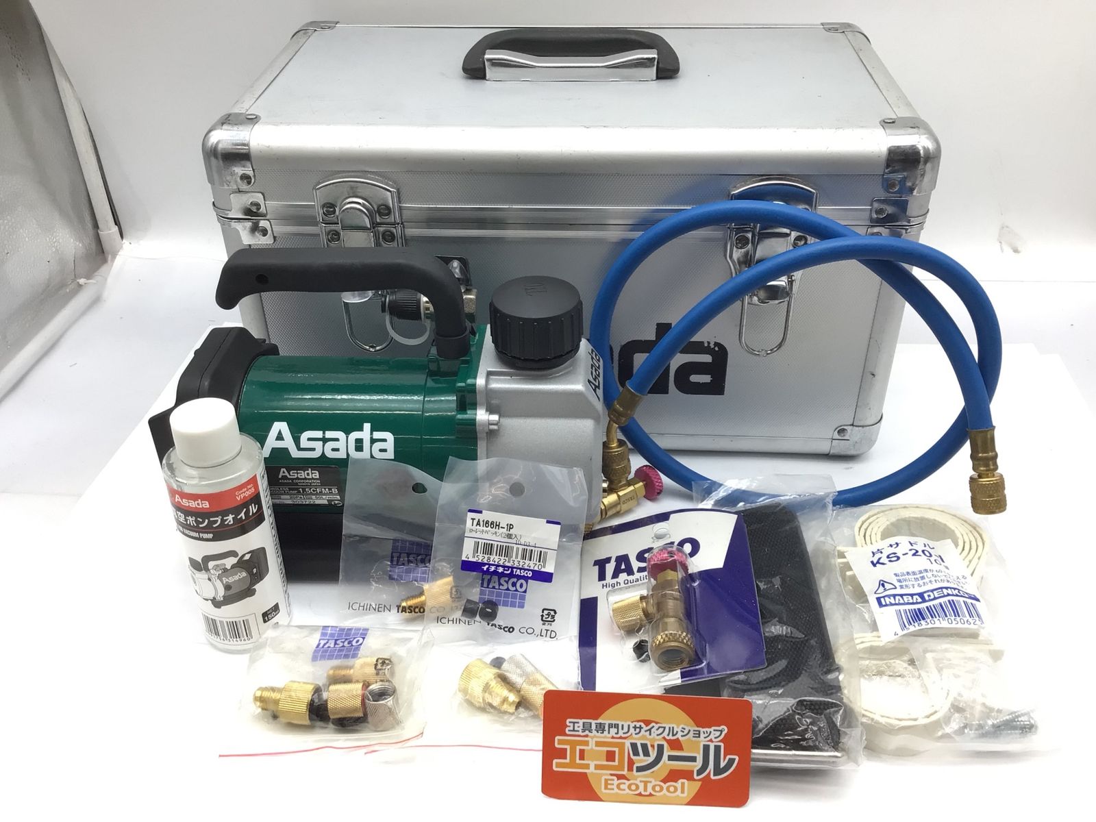 【中古品】ASADA 1.5CFM-B ☆/アサダ18Vコードレス真空ポンプ [IT_WXCAC][知立][M04]