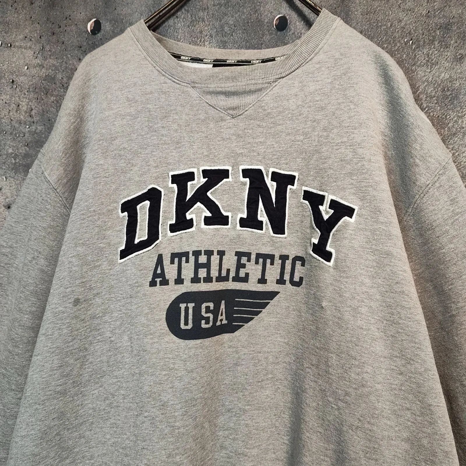 90s DKNY VINTAGE Archive グレー 灰色 スウェット XL 90s DKNY VINTAGE Archive SWEAT SHIRT グレー 灰色 スウェット 裾
