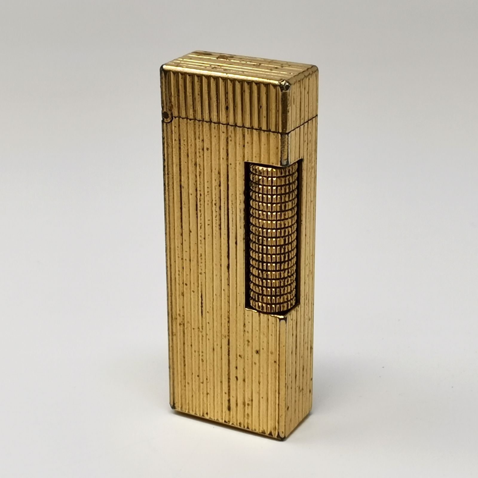 dunhill ダンヒル ライター ガスライター ゴールドカラー 火花確認済み 中古品 管理番号KKVUKO1762