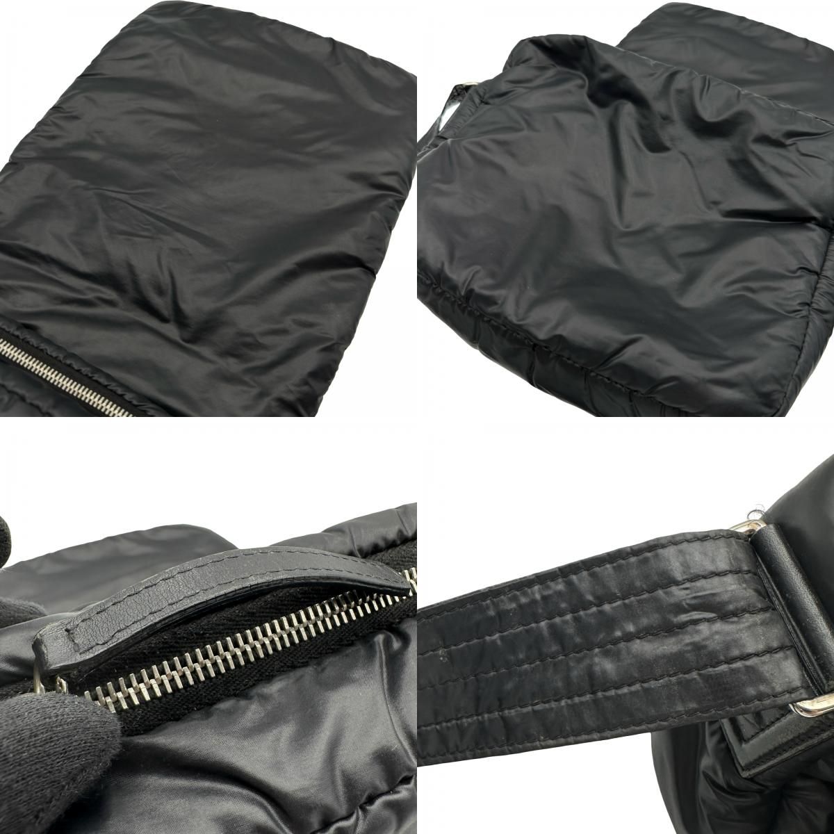CHANEL ブラックエンボスショルダーバッグ シャネル CHANEL コココクーン メッセンジャーバッグPM A48616 14番台