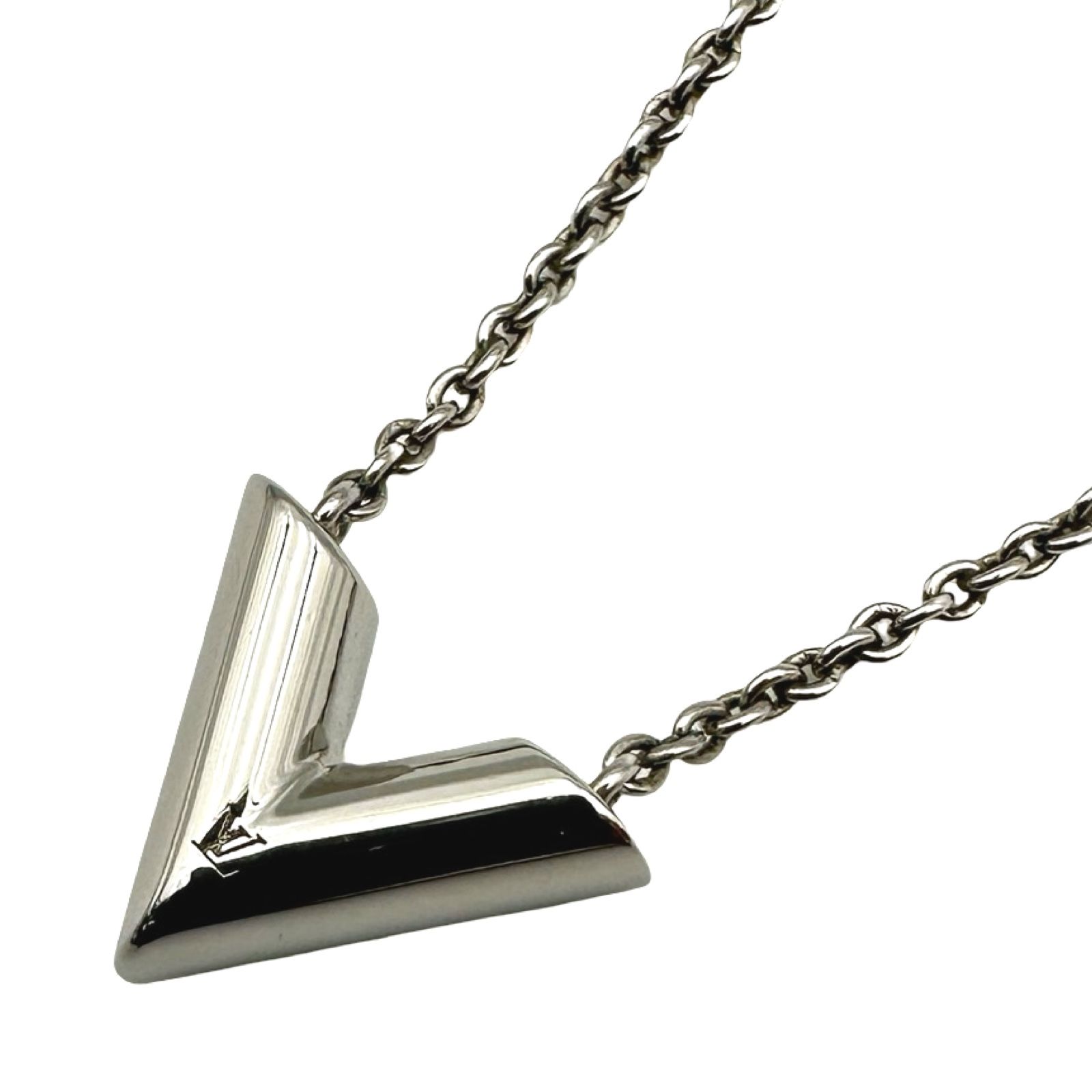 ルイ・ヴィトン LOUIS VUITTON ネックレス・エセンシャルV M63197 シルバー メタル アクセサリー レディース