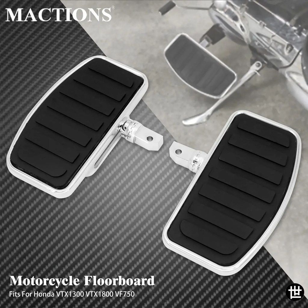 ホンダ VTX 1300 1800 スズキ BOULEVARD C50 INTRUDER VOLUSIA 用オートバイライダーパッセンジャーフロアボードフットボードペダルフット