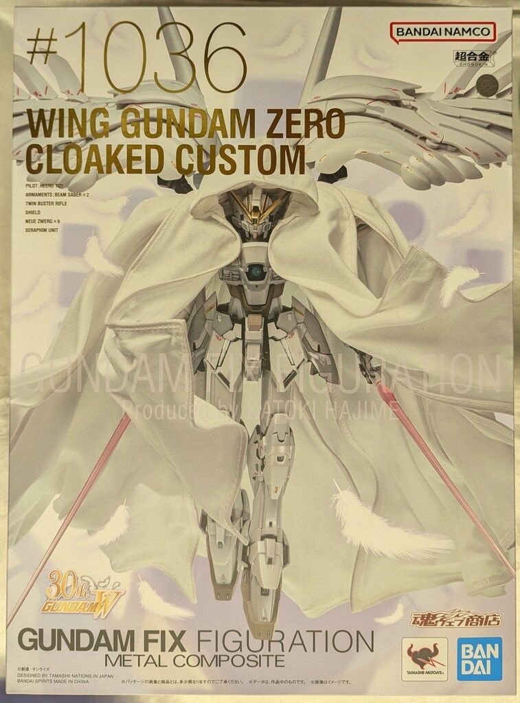 BANDAI SPIRITS GUNDAM FIX FIGURATION METAL COMPOSITE ウイングガンダムゼロ クロークドカスタム