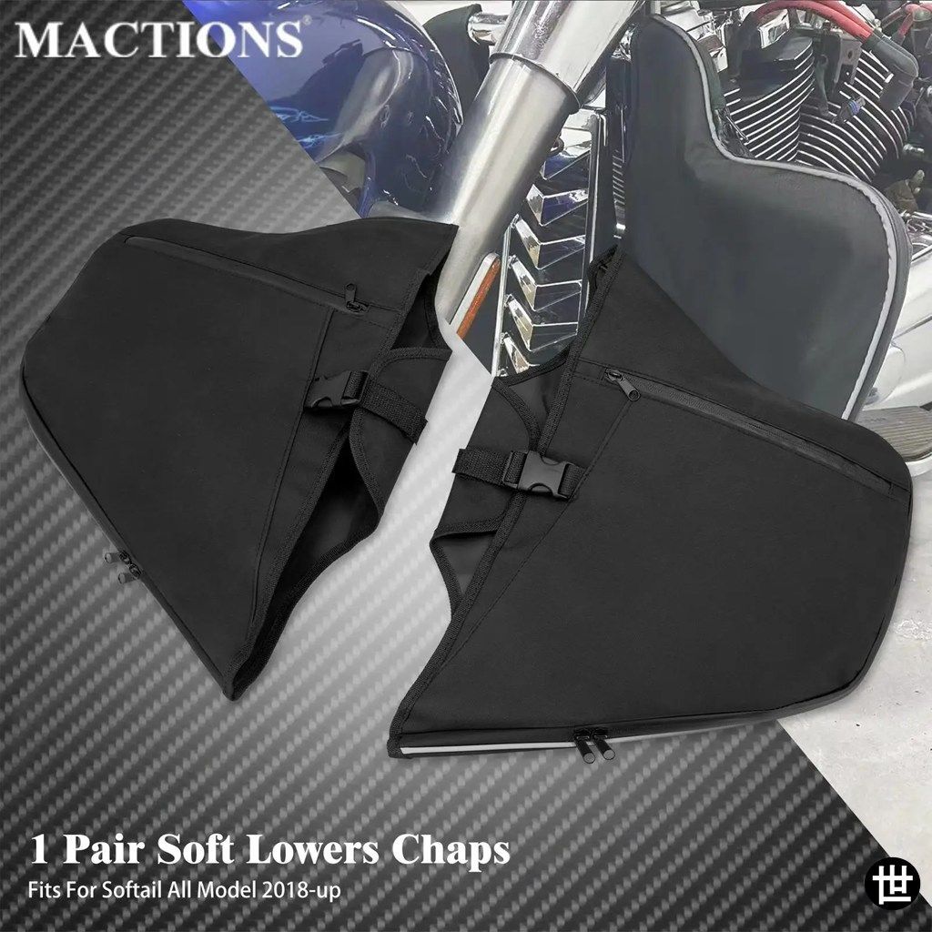 ハーレーダビッドソン ソフテイル ストリート ファットボブ FXDF ブレイクアウト 18-23 用 バイク ソフト ロワーズ チャップス バッグ レ