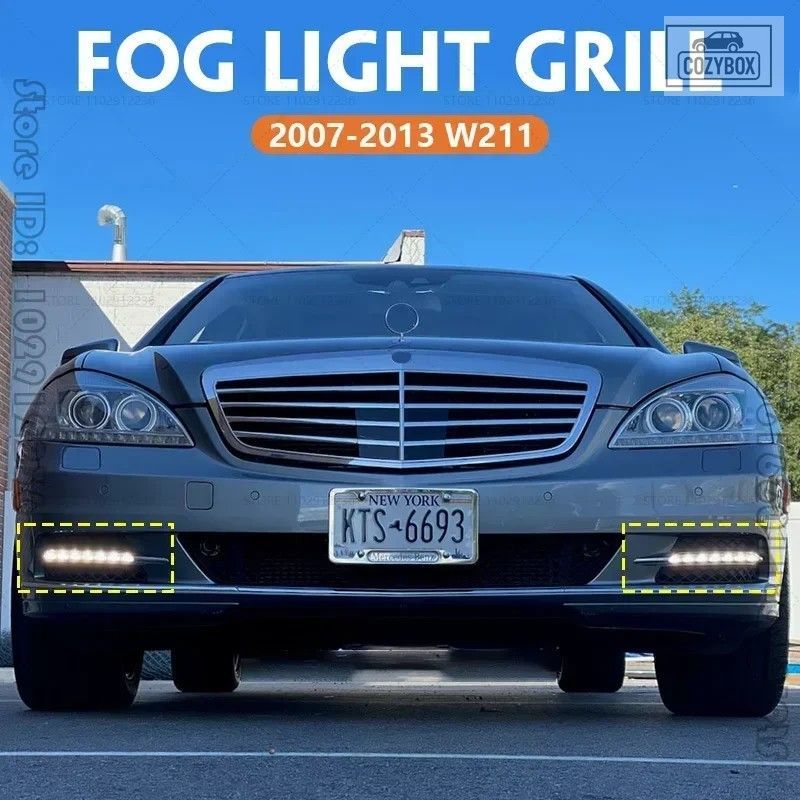 2007-2013 W211 メルセデス ベンツ S350 S400 S450 S550 S600 フロント バンパー フォ