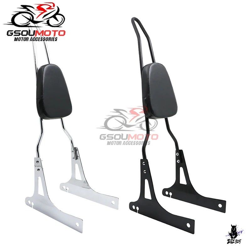 ハーレー Dyna 2006-2017 用 バックレスト シーシーバー クローム