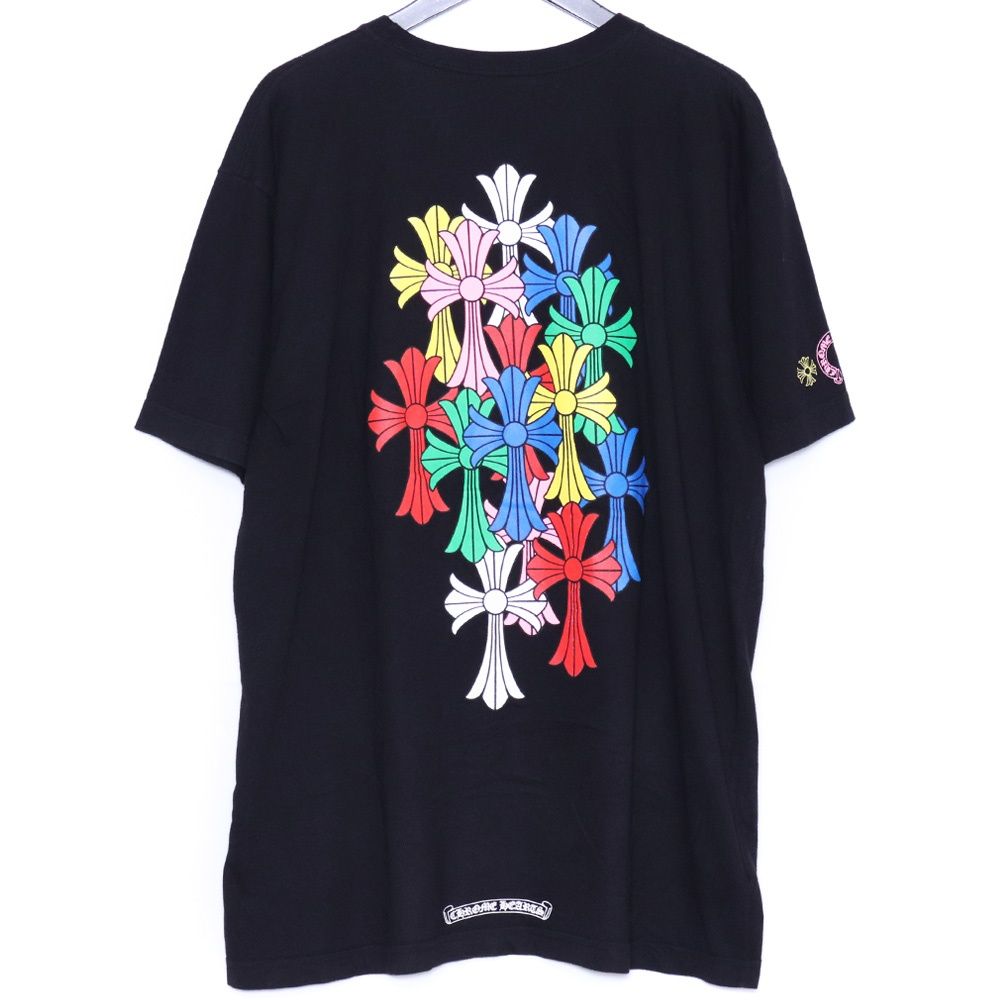 CHROME HEARTS マルチカラーセメタリークロスTシャツ XLサイズ