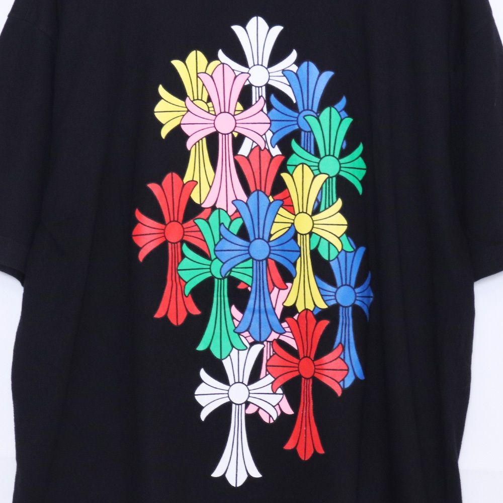 CHROME HEARTS マルチカラーセメタリークロスTシャツ XLサイズ