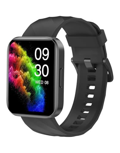 【新品】RUIMEN スマートウォッチ iPhone アンドロイド 対応 通話機能付き Smart Watch 1.85インチ大画面 レディース メンズ 腕時計 100+種類運動モード ゲーム 生理周期管理 Gmail/着信&メッセージ通知 dfc43887