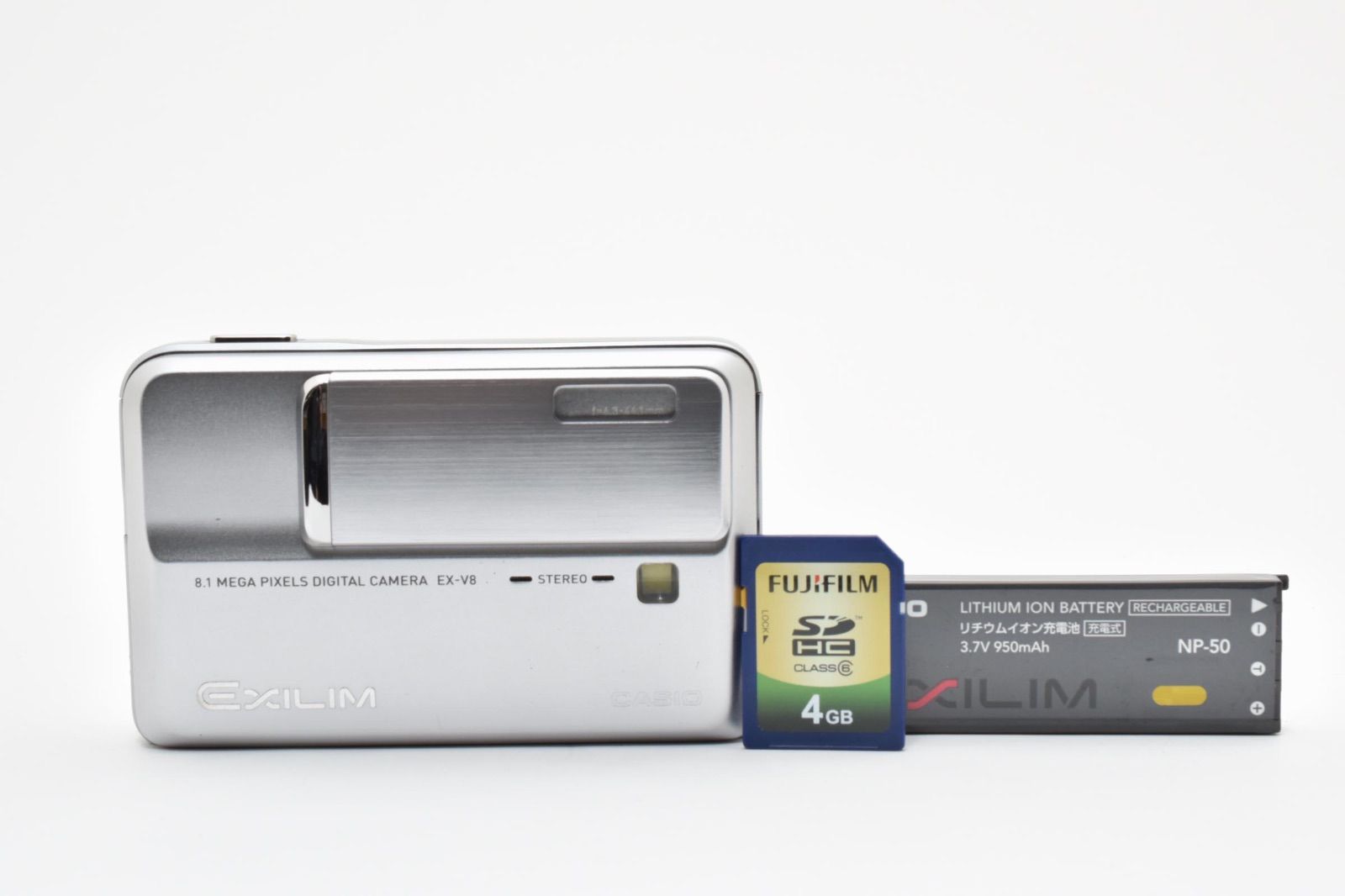 美品】 カシオ CASIO EXILIM EX-V8 コンパクトデジタルカメラ - メルカリ