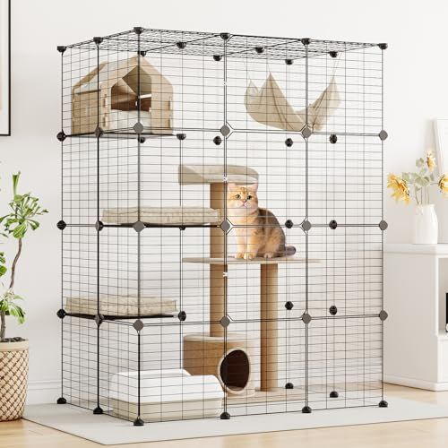 キャットケージ 猫用品 3段 キャットゲージ ペットケージ キャット