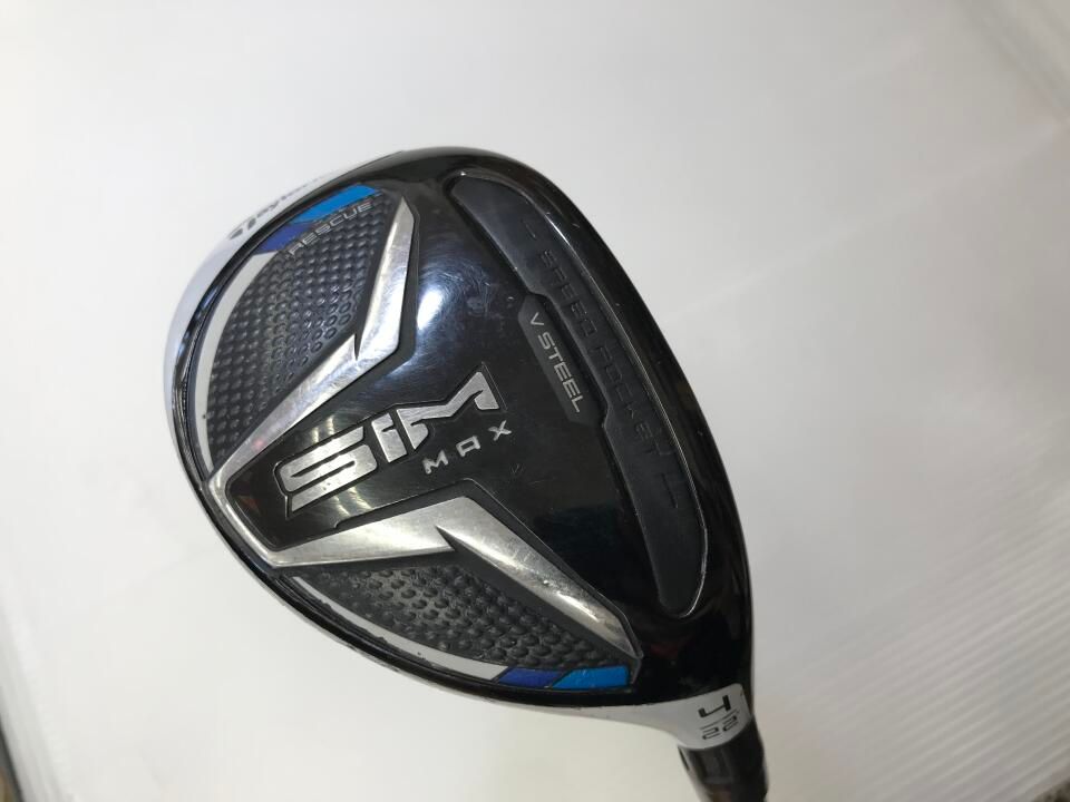 テーラーメイド　SIM MAX　22度　TENSEI BLUE TM60　Rフレックス　ユーティリティ　中古【最短即日発送】