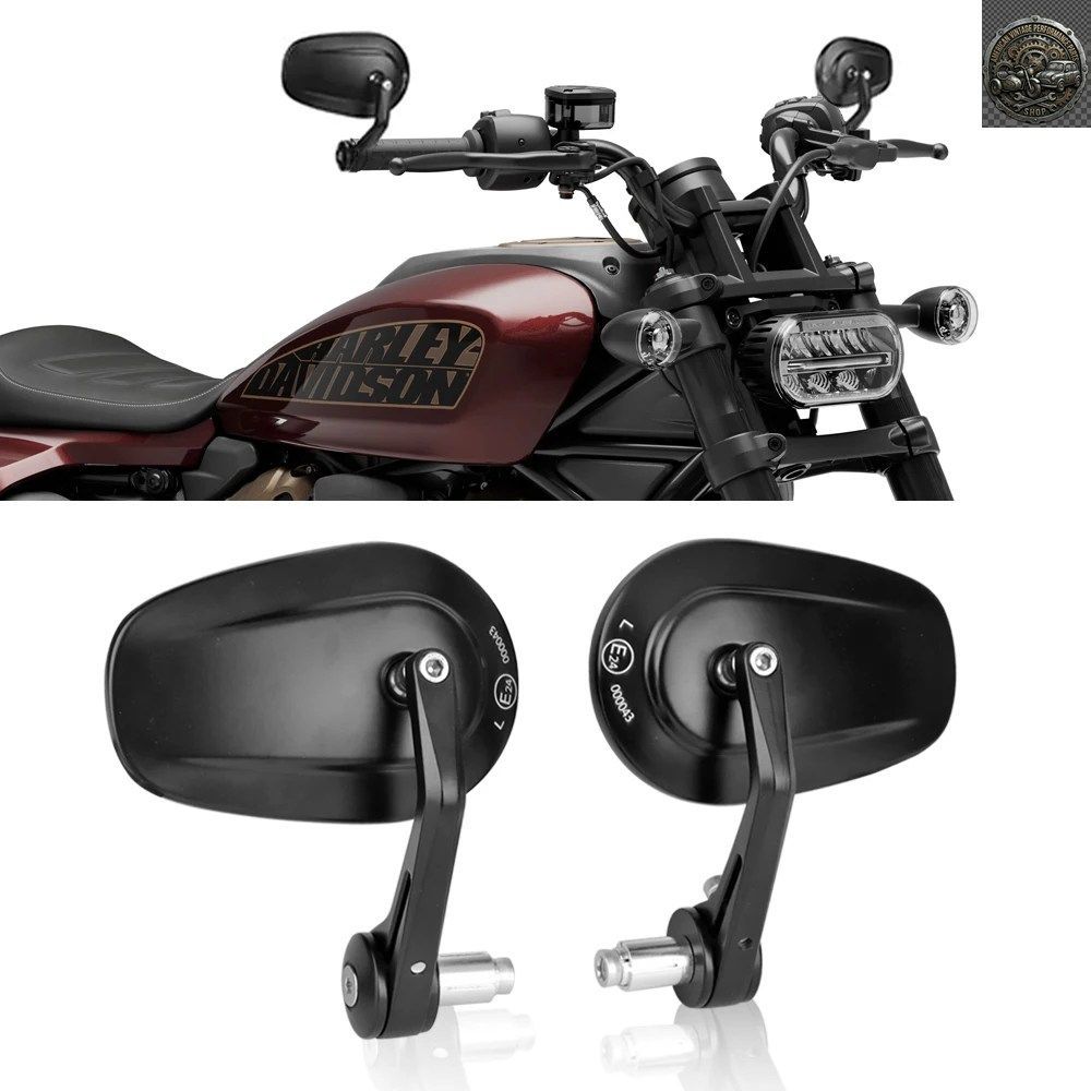 ハーレー スポーツスター S RH1250S ナイトスター RH975 オートバイ用バーエンドハンドルバーミラー