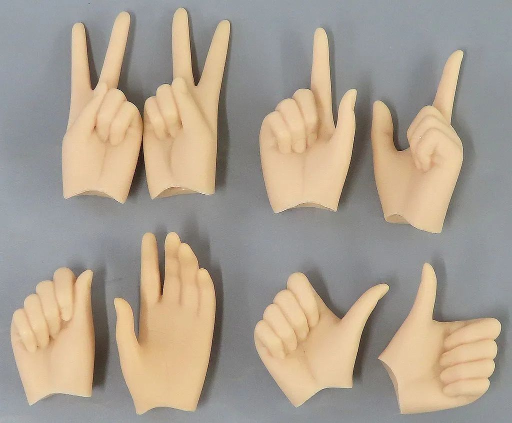 【中古】ドールアクセサリー 60cm/DD/スマートドール用 Option Hand Pack 1 for girls (Milk)