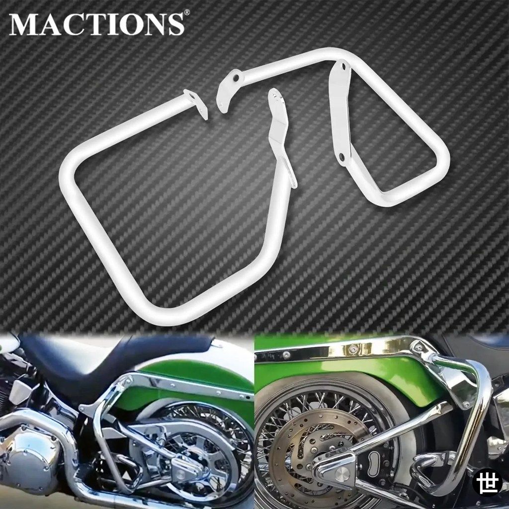 ハーレーダビッドソン ソフテイル ヘリテイジ クラシック スプリンガー FLST FXSTB スタンダード FXSTS 用 オートバイクロームガード クラ