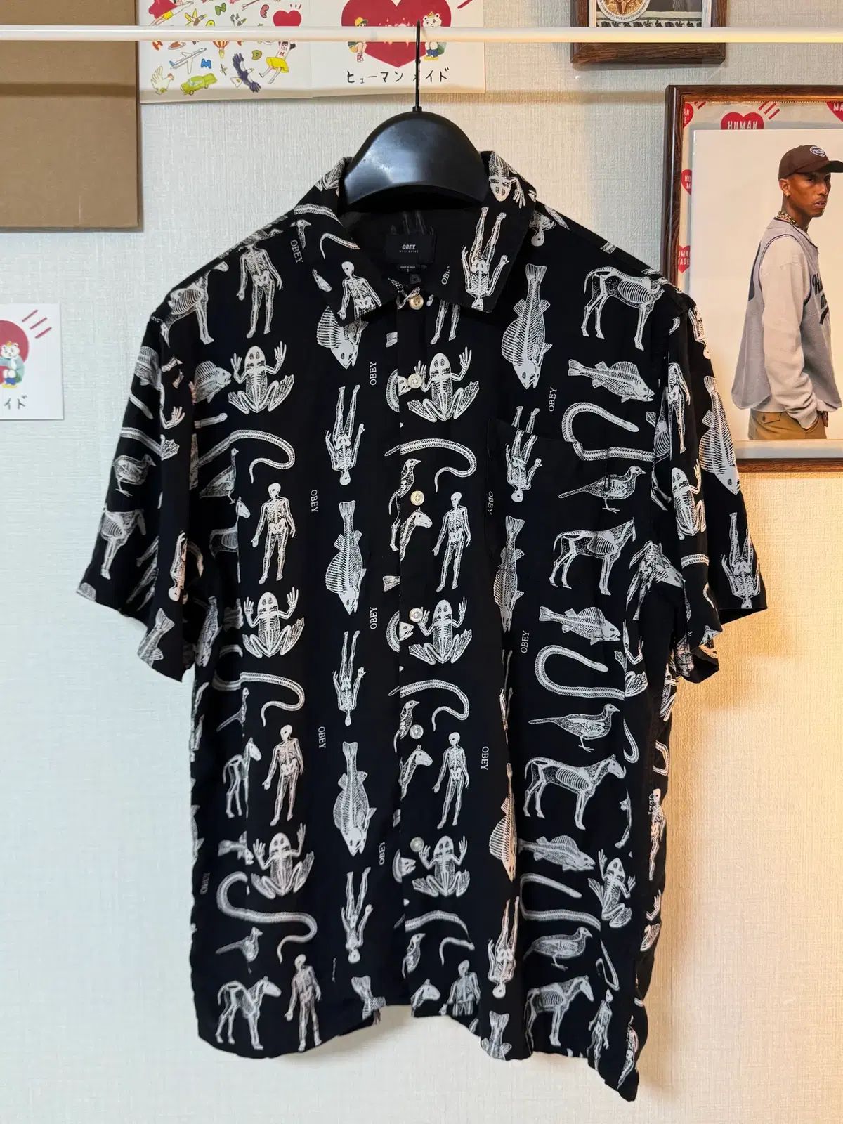 櫻坂46 Clockenflap Tシャツ 黒 L 藤吉夏鈴着用-国内正規品