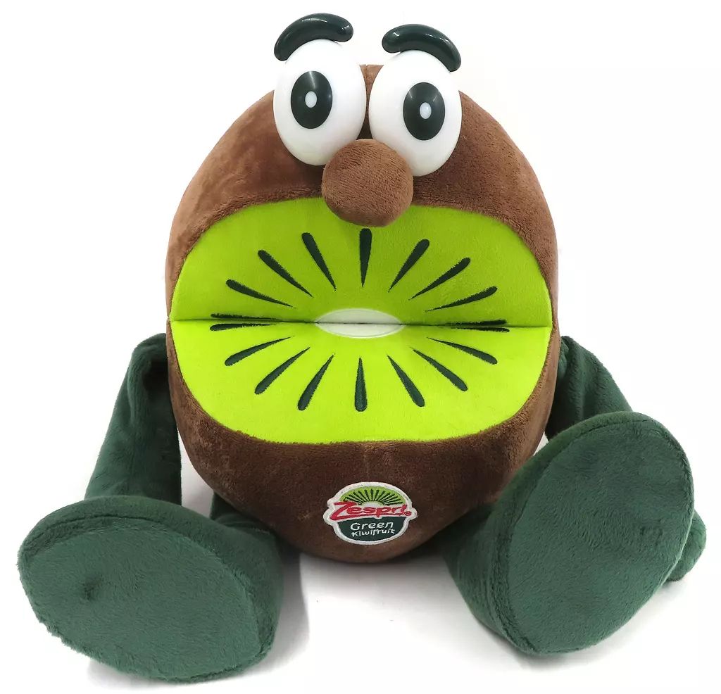 中古】ぬいぐるみ グリーン ぬいぐるみ(大/新ロゴ) 「キウイ