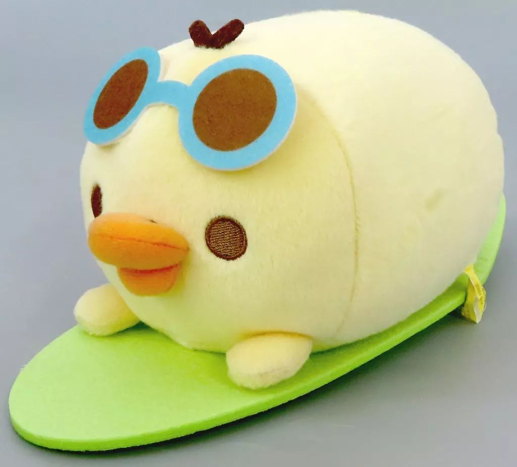 [Used] Plush Kiiroitsu Surfing Plush BIG “Rilakkuma”