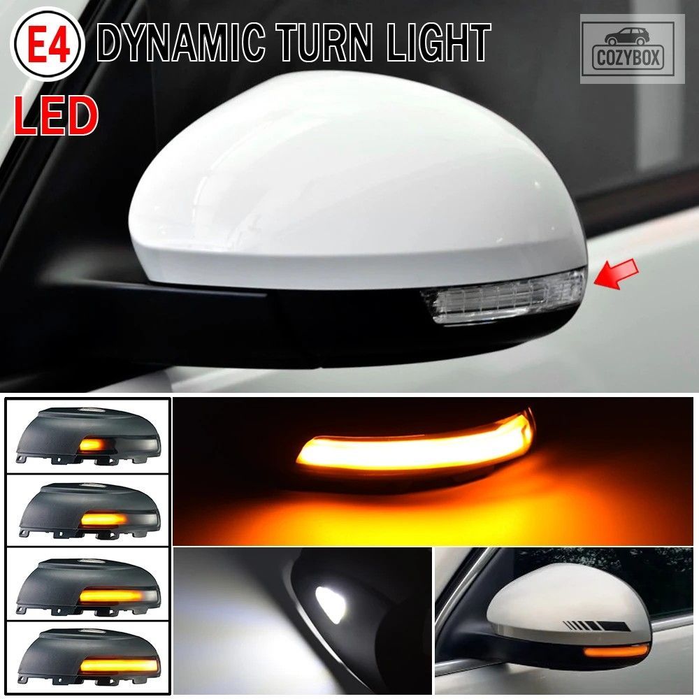 ダイナミックウィンカー+パドルライト VW ティグアン MK1 5n 2007-2016 ライト LED