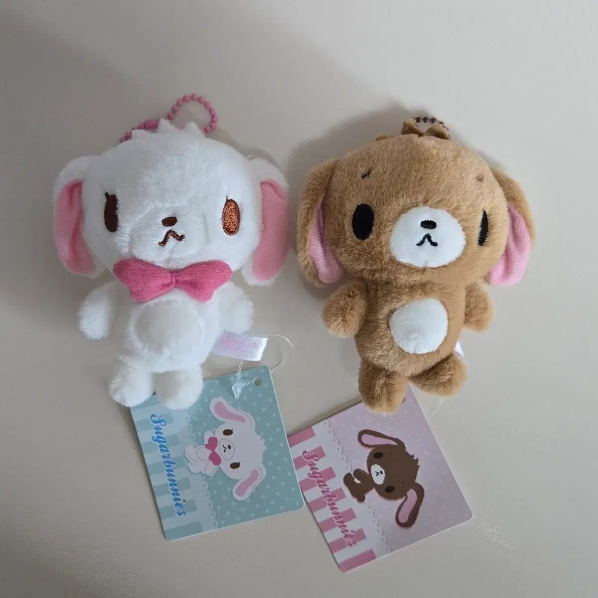 しろうさ くろうさ マスコット ミニミニぬいぐるみ シュガーバニーズ