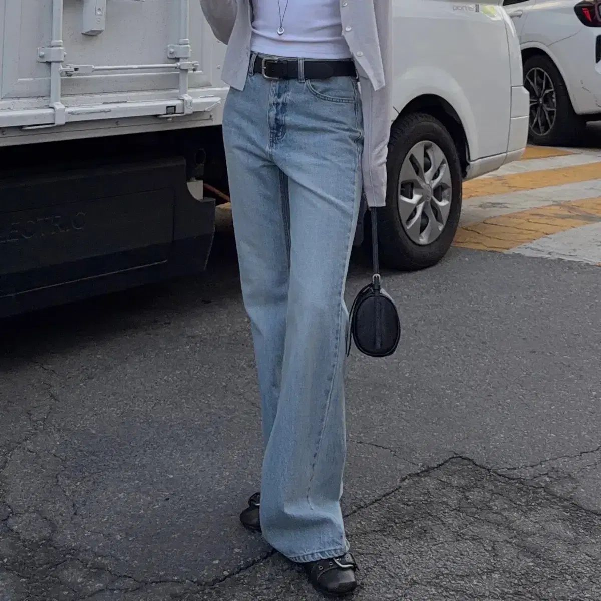 新品) シシブ シグネチャー ブーツカット デニム パンツ S