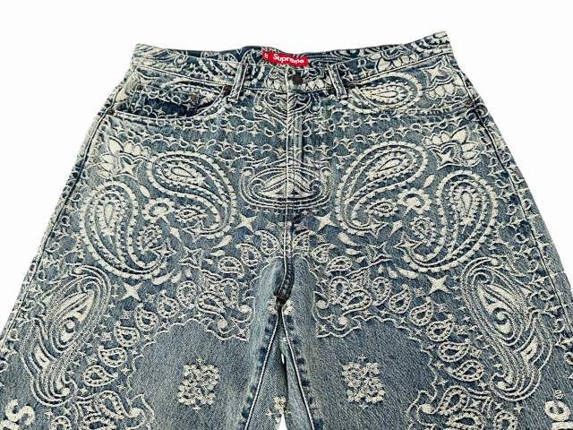 シュプリーム SUPREME 25SS Bandana Jacquard Baggy Jean バンダナ