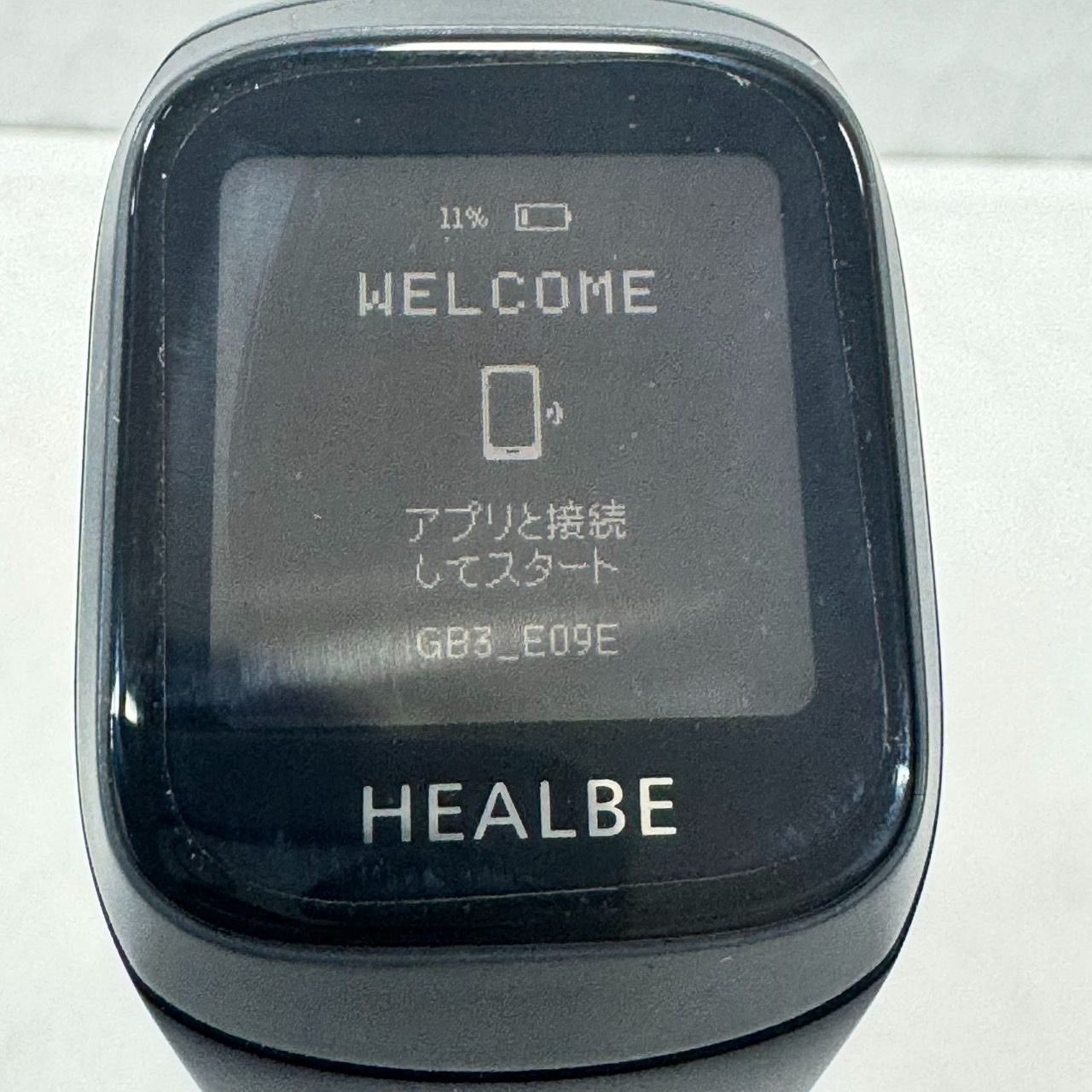 HEALBE GOBE3 スマートウォッチ ブラック ジャンク - メルカリ