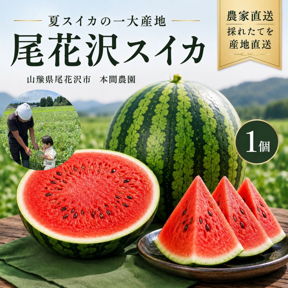 特大9-10kg！尾花沢スイカ 大玉 1個 山形県産 - メルカリ