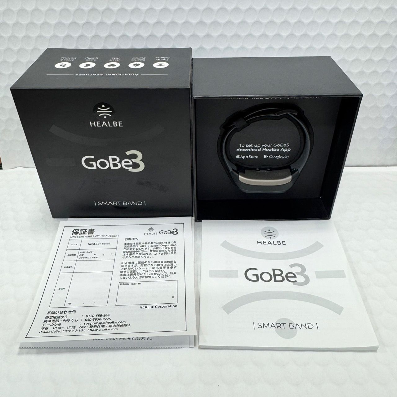 HEALBE GOBE3 スマートウォッチ ブラック ジャンク - メルカリ