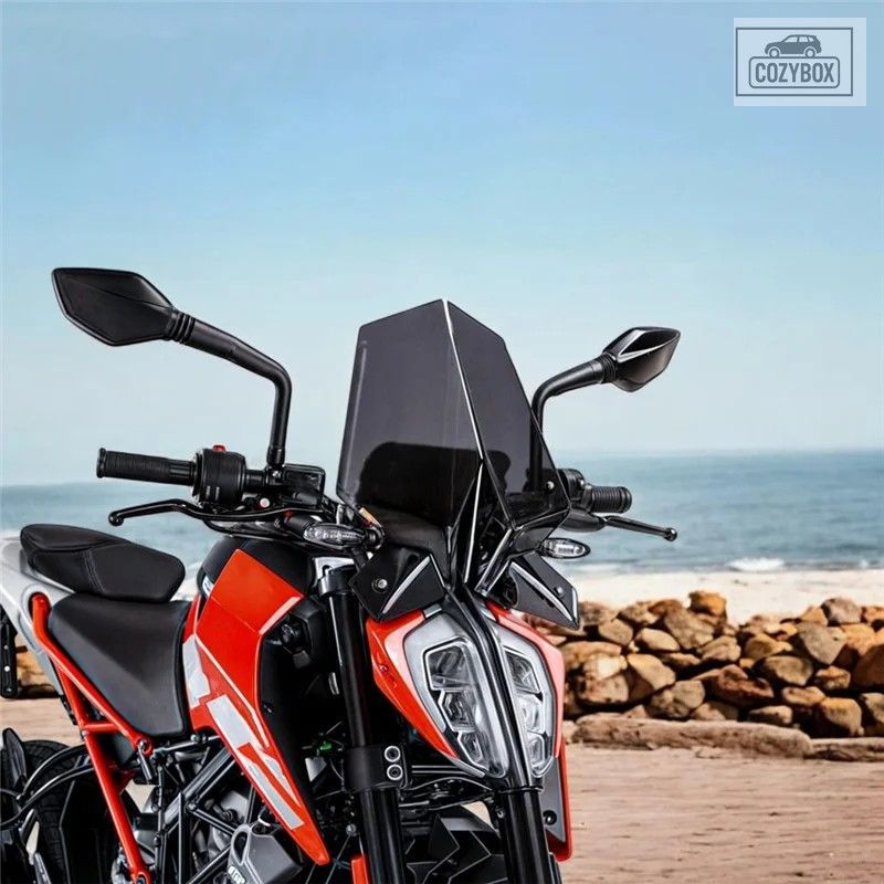 DUKE 125 200 390 2017-2022 オートバイフロントガラスフロントガラススクリーンシー