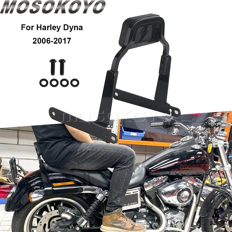 ハーレー Dyna系 2006-2017 パッセンジャーシーシーバー ロープロファイル