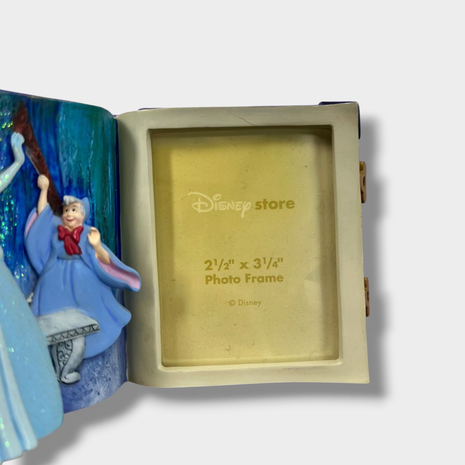 Disney Princess シンデレラ フォトフレーム 写真立て 陶器 ウォルト