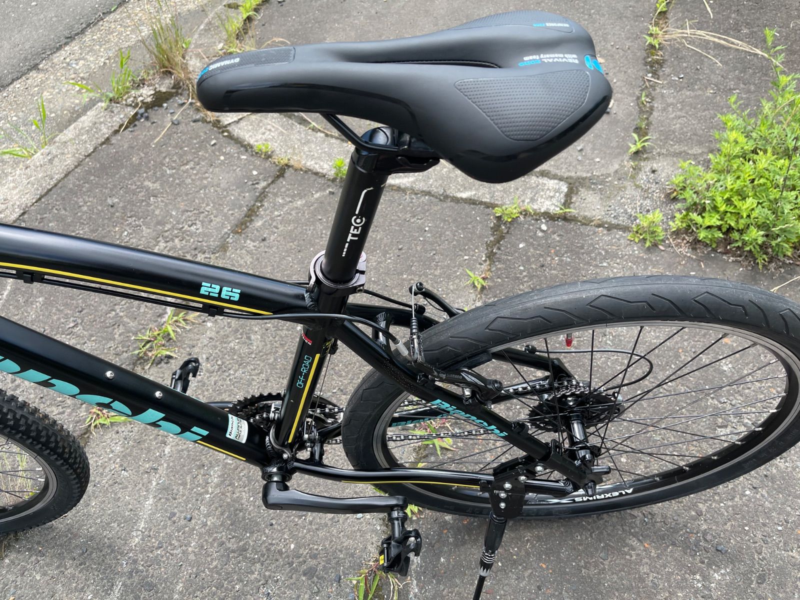 即乘】送料無料 Bianchi ビアンキ MTB KUMA SHIMANO 3X8S 24速 26