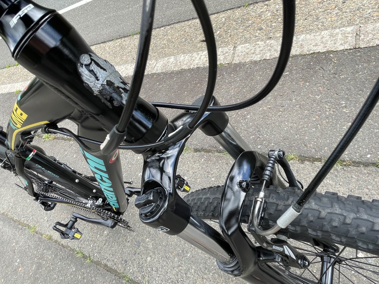 即乘】送料無料 Bianchi ビアンキ MTB KUMA SHIMANO 3X8S 24速 26